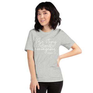 Be Strong and Courageous Women's Fitted Tee