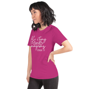 Be Strong and Courageous Women's Fitted Tee