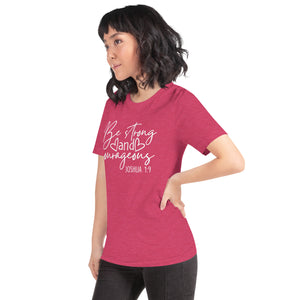 Be Strong and Courageous Women's Fitted Tee